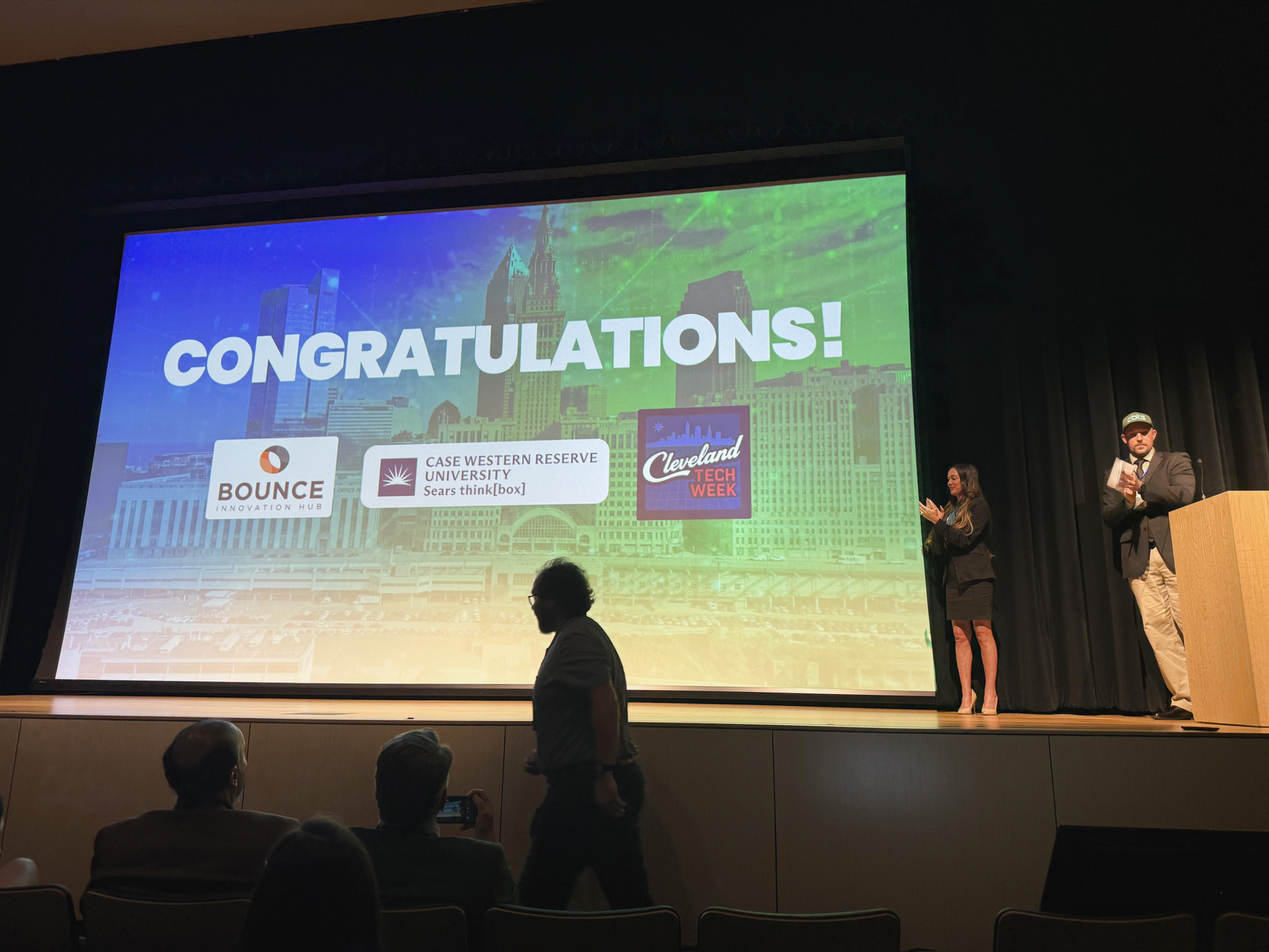 Best of Tech 2026 stage during finalist recognition
