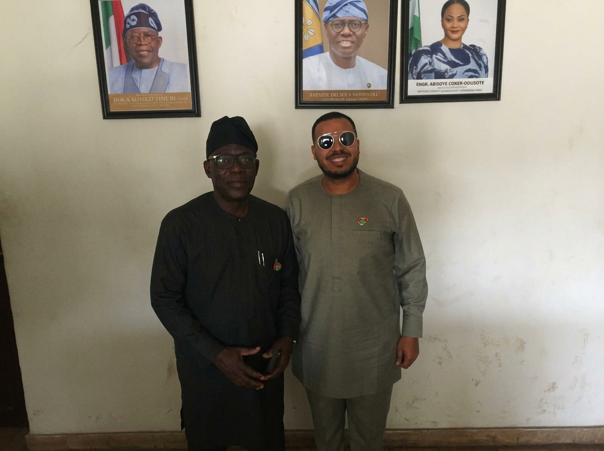 Zoaib Ali during a meeting with local leaders in Africa